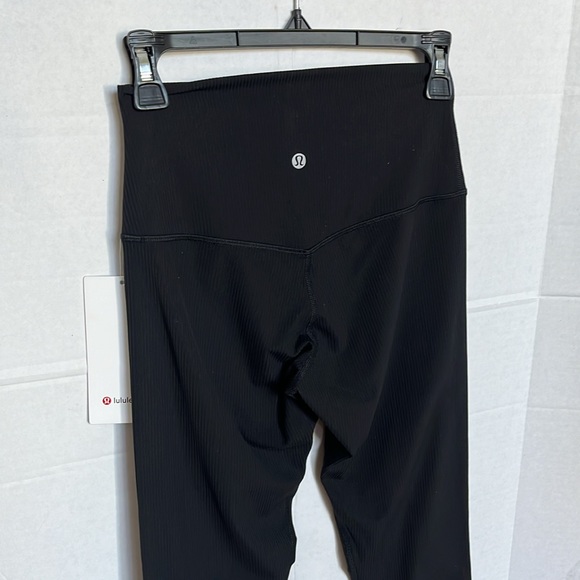 Lululemon Align Ribbed HR Pant 25” BLK - Picture 5 of 5